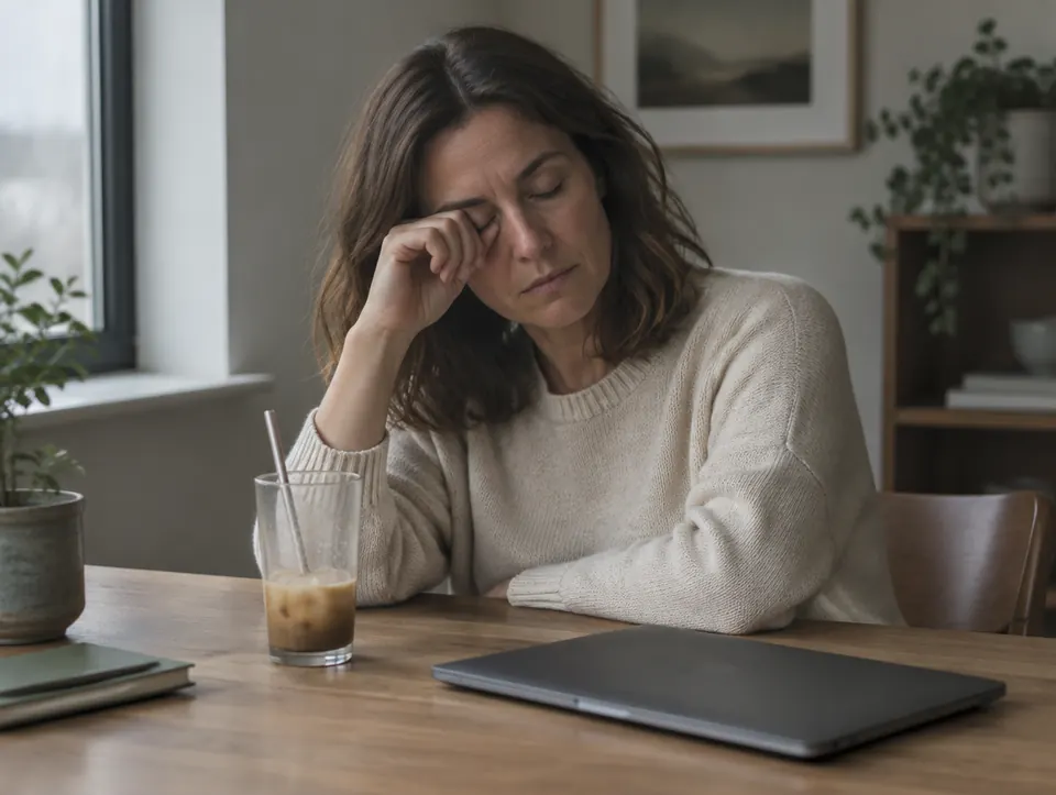 the 3pm slump at a desk