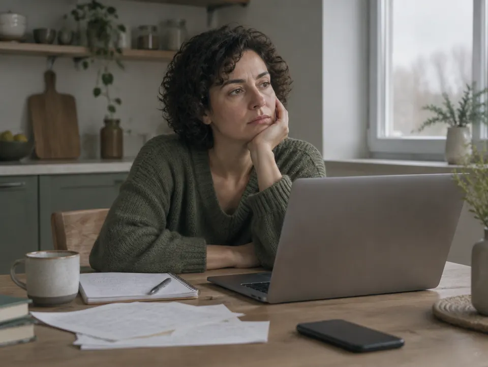 brain fog at the kitchen table