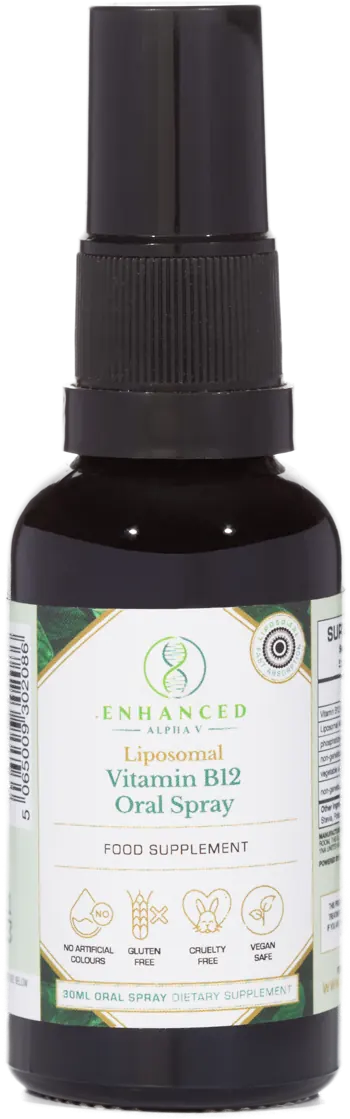 Liposomomal Vitamin B12 Oral Spray - Enhanced Alpha V