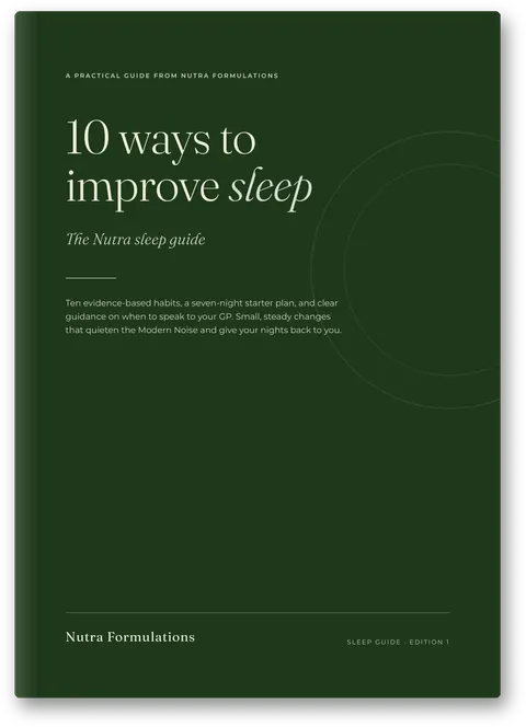 10 Ways to Improve Sleep: The Nutra Sleep Guide